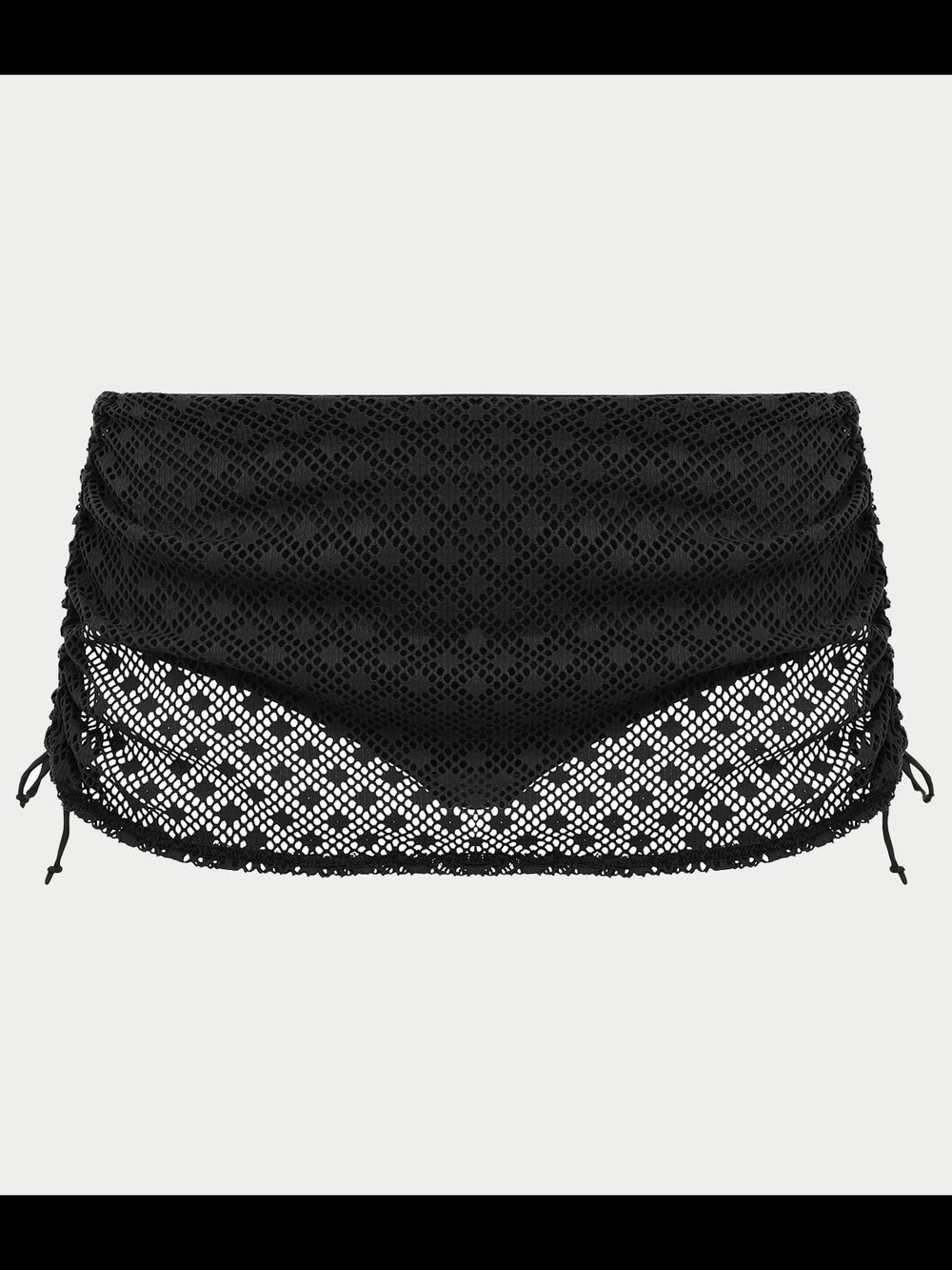 Elomi Black Mesh Swim Skirt Cover-Up - Picture 3 of 5